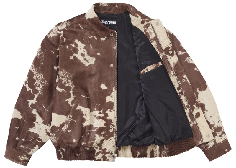 Supreme Ponyhair Varsity Jacket Cow 圖 2