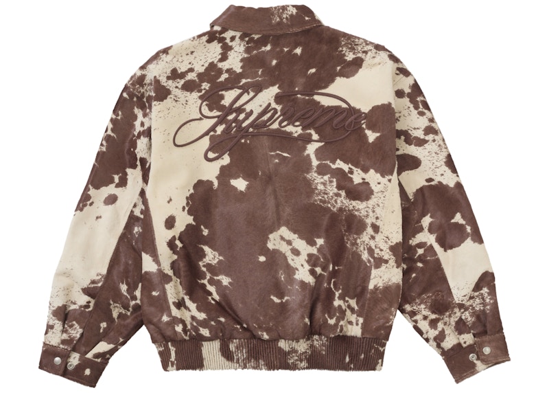 Supreme Ponyhair Varsity Jacket Cow 圖 3