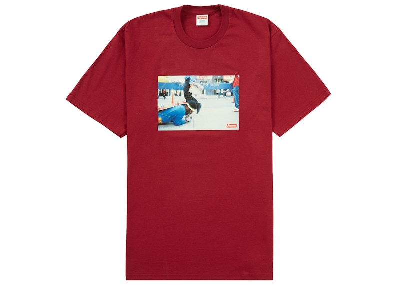 Supreme Pope.L Training Crawl Tee Red