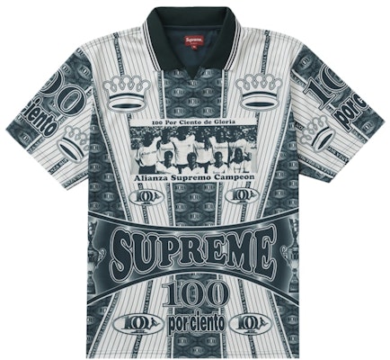 Supreme Por Ciento Jersey de Fútbol Verde Buy Supreme Por Ciento Jersey de Fútbol Verde