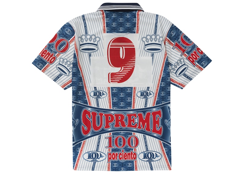 Order Jersey de Fútbol Supreme Por Ciento Azul Marino