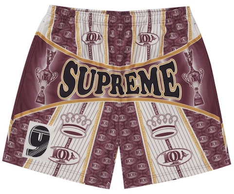 "Supreme 100% Shorts de Fútbol Borgoña" Buy "Supreme 100% Shorts de Fútbol Borgoña"