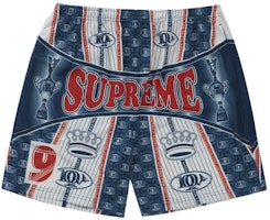 Supreme Por Ciento Soccer Short Navy Supreme Por Ciento Soccer Short Navy