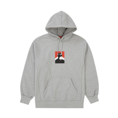 Supreme Portrait Hooded Sweatshirt (FW20) Heather Grey