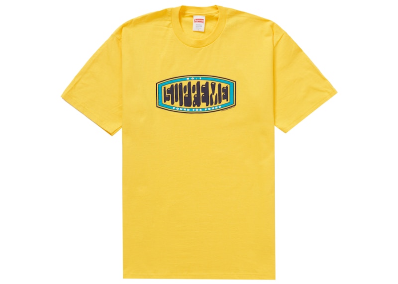Supreme Pound Tee Yellow