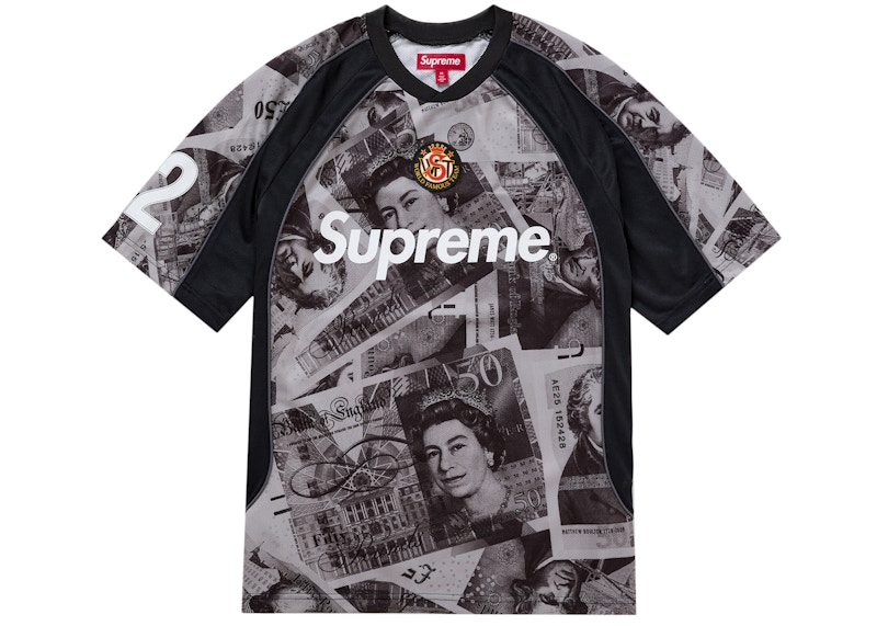 Supreme Pounds Soccer Jersey Black