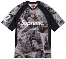 Supreme Pounds Soccer Jersey Black Supreme Pounds Soccer Jersey Black