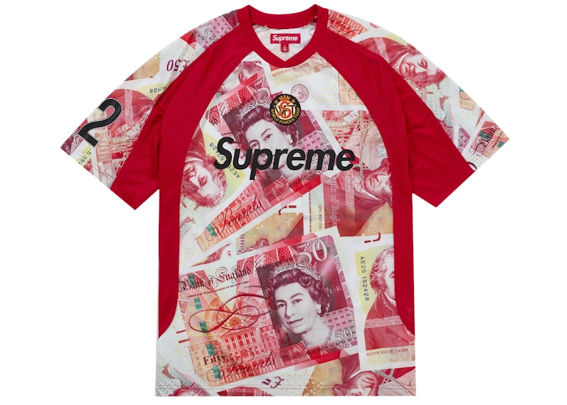Supreme Pounds Soccer Jersey Red