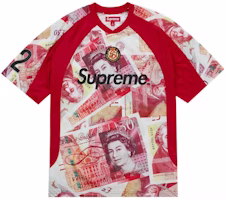 Supreme Pounds Soccer Jersey Red Supreme Pounds Soccer Jersey Red