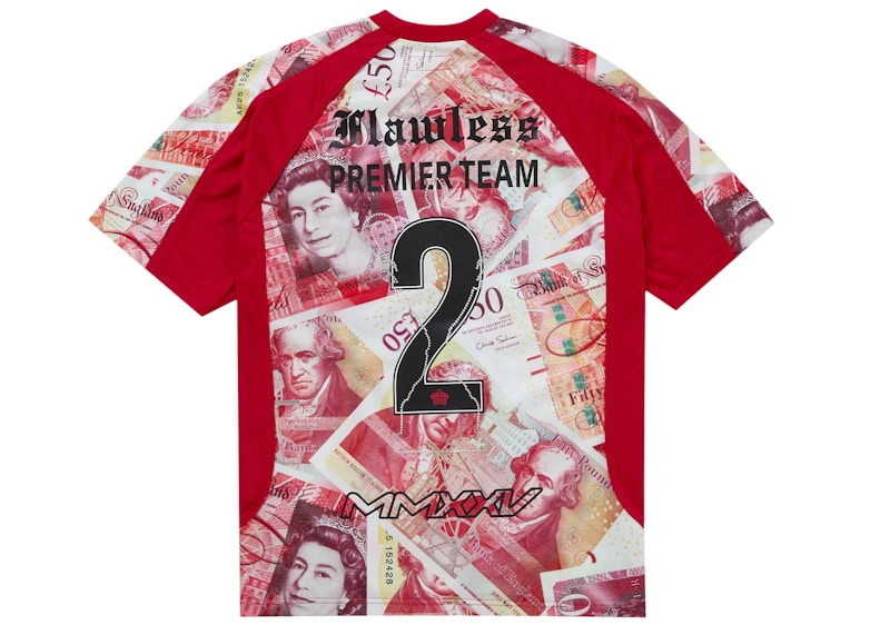 Supreme Pounds Soccer Jersey Red 圖 2