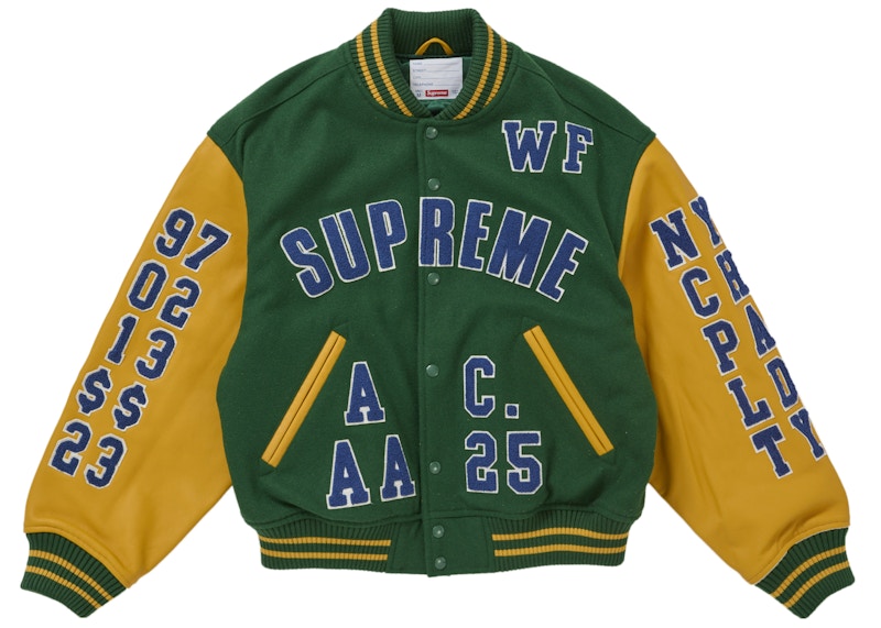 Supreme Praises Varsity Jacket Green