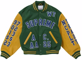 Supreme Praises Varsity Jacket Green Supreme Praises Varsity Jacket Green