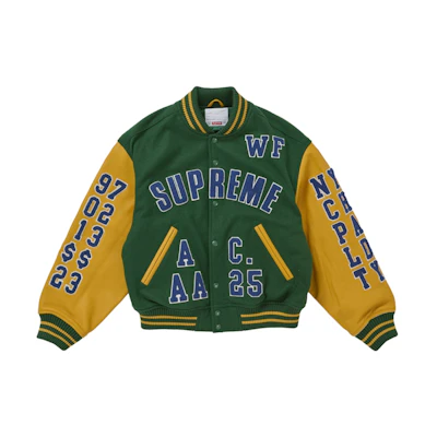 Supreme Praises Varsity Jacket Green