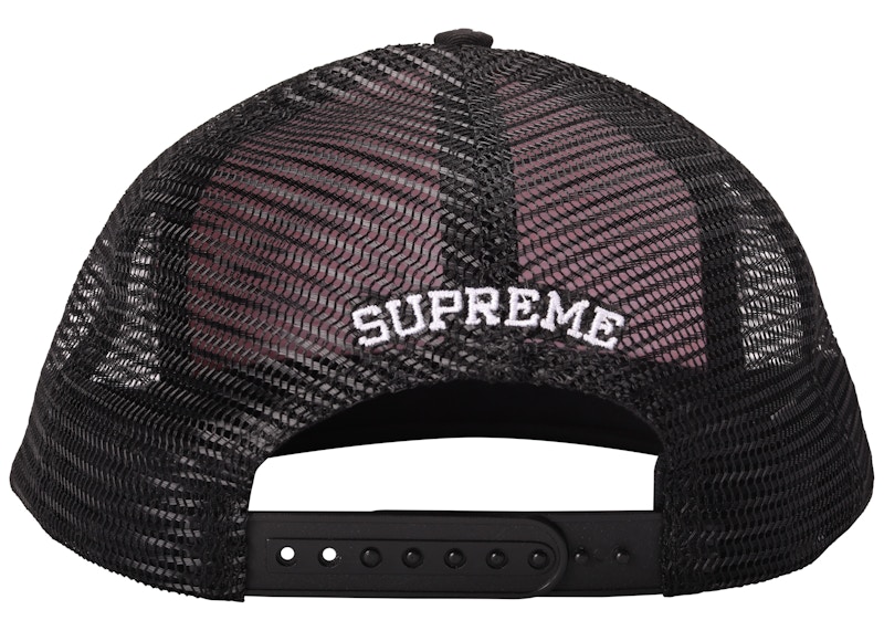 Order Supreme Preach Gorra Negra de 5 Paneles con Malla Trasera