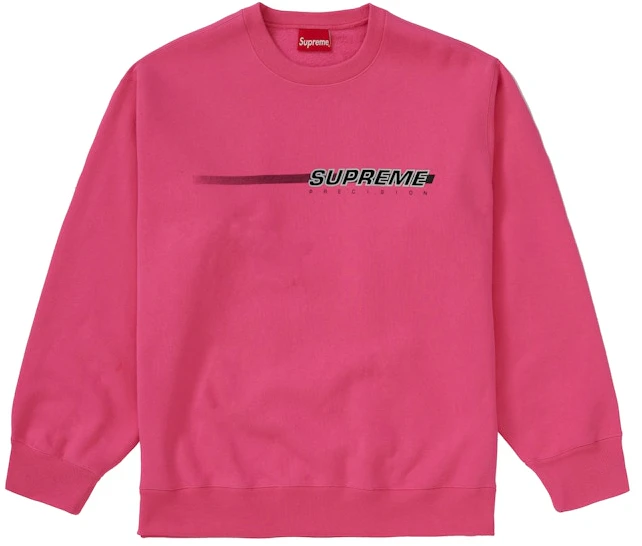 supreme-precision-crewneck-magenta