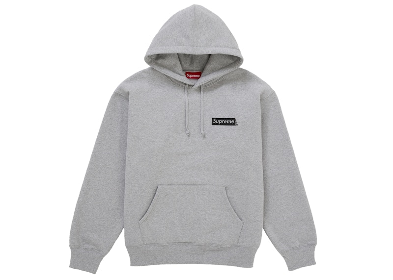 Supreme President Hooded Sweatshirt Heather Grey