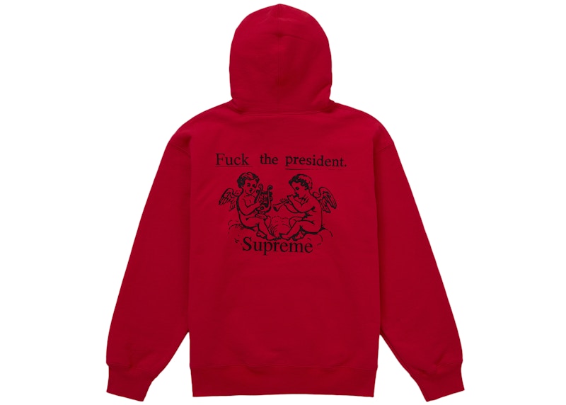 Supreme President Hooded Sweatshirt Red 圖 2