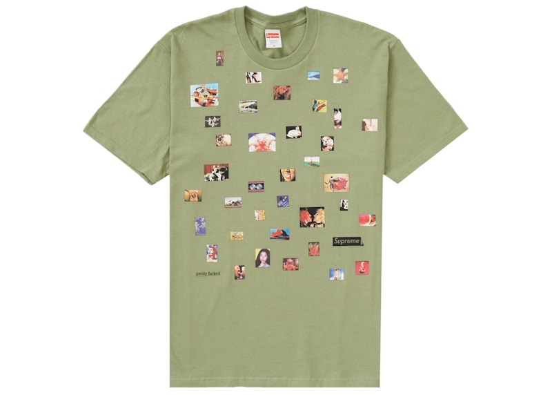 Supreme Pretty Fucked Tee 'Light Olive'