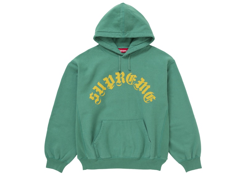 Supreme Printed Arc Hooded Sweatshirt Green