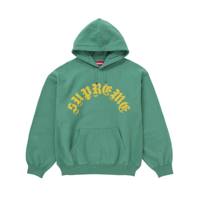 Supreme Printed Arc Hooded Sweatshirt Green