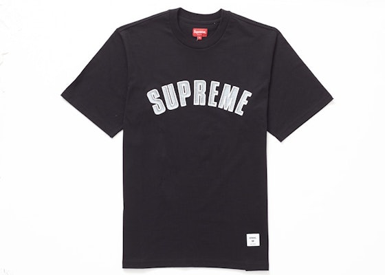Supreme Printed Arc S/S Top Black Buy Supreme Printed Arc S/S Top Black