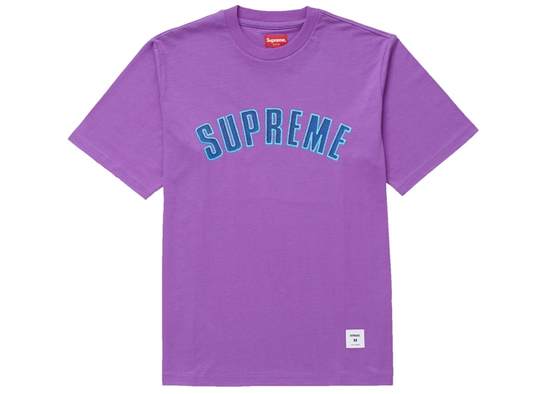 Supreme Printed Arc S/S Top Purple