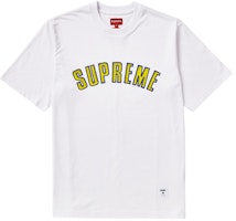 Supreme Printed Arc S/S Top White