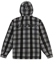 Supreme Kemeja Flanel Hoodie Hitam Bermotif Order Supreme Kemeja Flanel Hoodie Hitam Bermotif