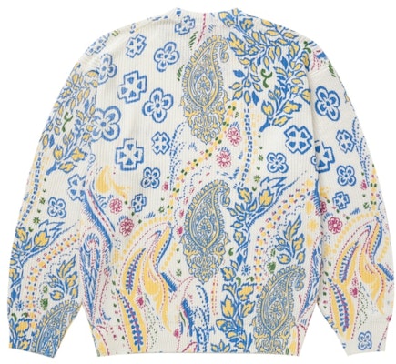 Supreme 印花佩斯利图案白色毛衣 Order Supreme 印花佩斯利图案白色毛衣