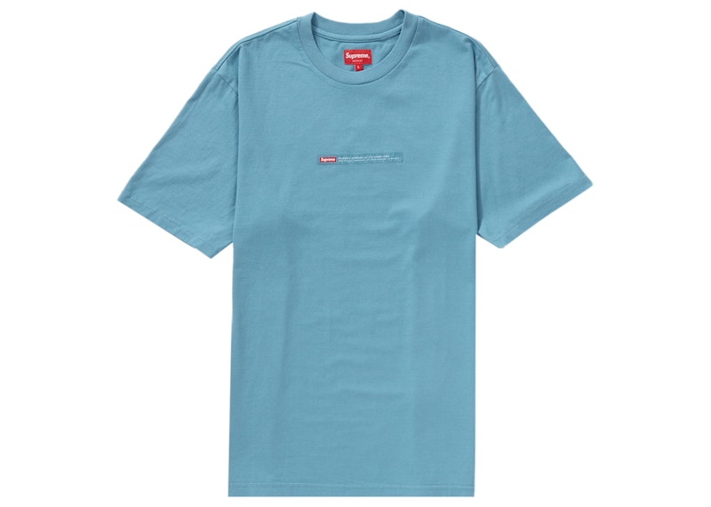 Supreme Property Label S/S Top Light Slate