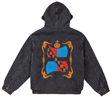 至高拼布牛仔飛行夾克 (洗舊黑) Order 至高拼布牛仔飛行夾克 (洗舊黑)