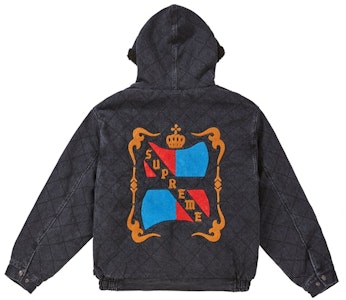 Supreme Jaket Pilot Denim Quilted Hitam Pudar Order Supreme Jaket Pilot Denim Quilted Hitam Pudar