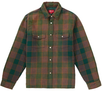 Supreme Kemeja Kotak Kotak Quilted Pudar Hijau Kusam Buy Supreme Kemeja Kotak Kotak Quilted Pudar Hijau Kusam