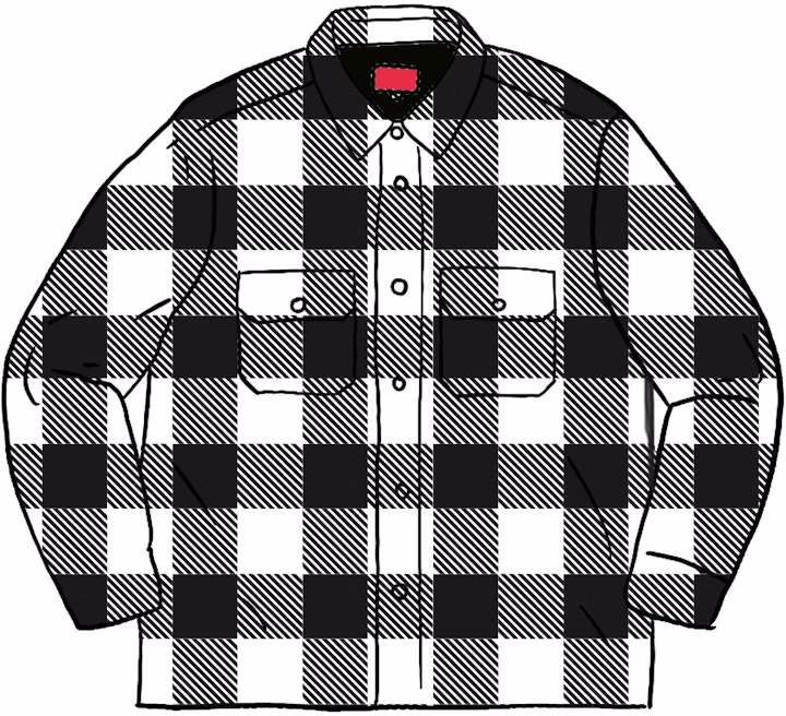supreme-quilted-flannel-shirt-white