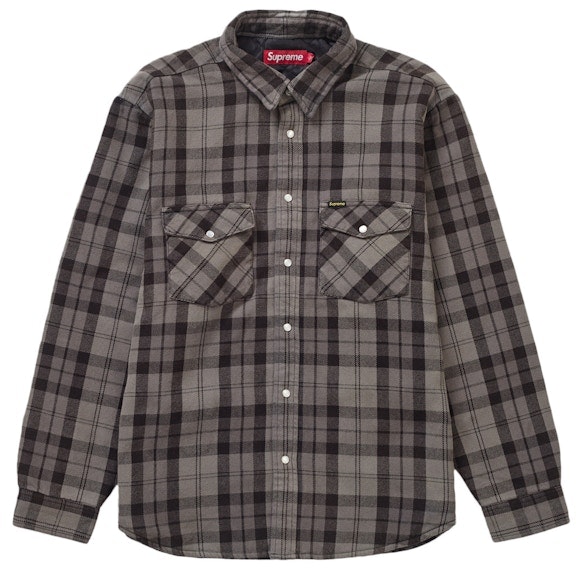 supreme-quilted-flannel-snap-shirt-black