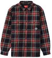 Supreme Quilted Plaid Flannel Shirt Black Supreme Quilted Plaid Flannel Shirt Black