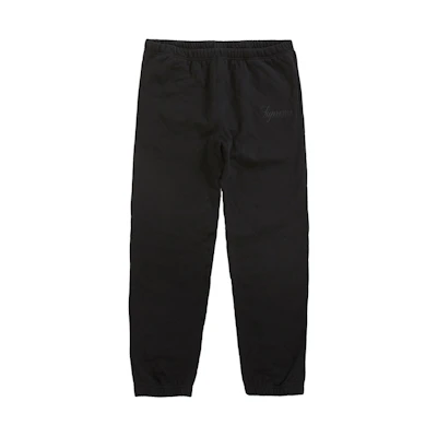Supreme Quilted Sweatpant Black