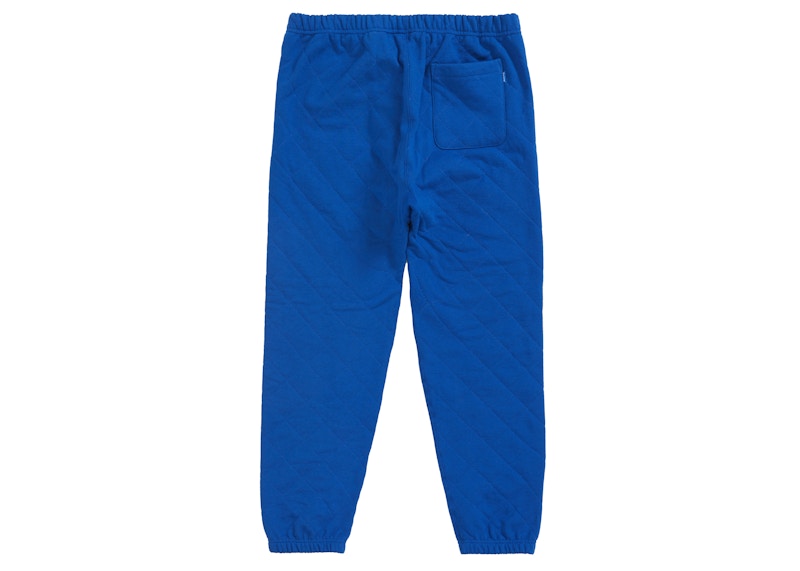 Supreme Quilted Sweatpant Royal 圖 2