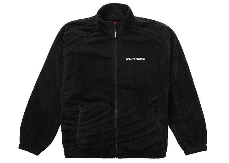 Supreme Racing Fleece Jacket Black