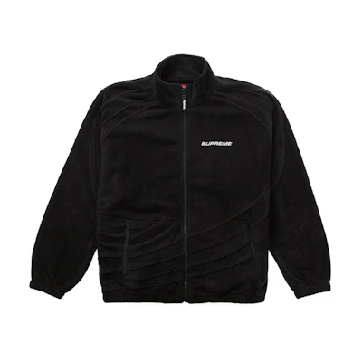 Supreme Racing Fleece Jacket Black