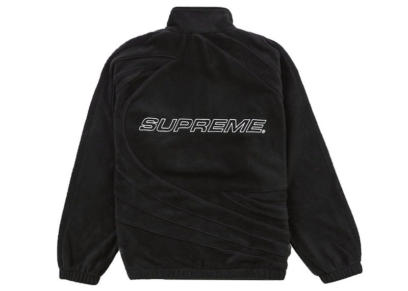 Supreme Racing Fleece Jacket Black 圖 2