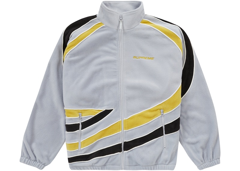 Supreme Racing Fleece Jacket Heather Grey