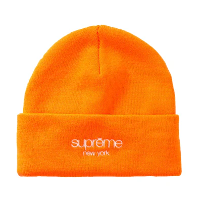 Supreme Radar Beanie Fluorescent Orange