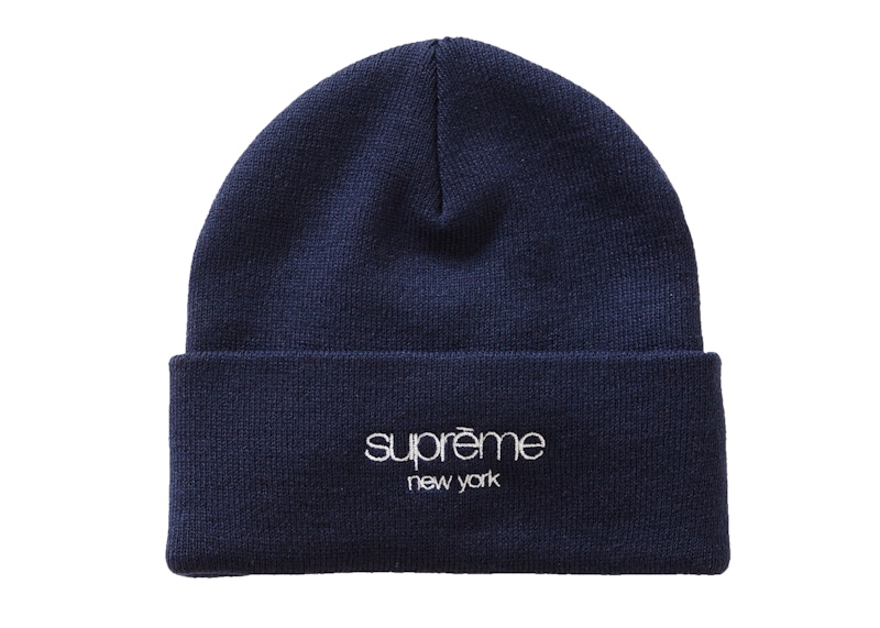 Buy Supremeレーダービーニー (ネイビー)
