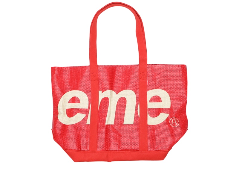 Order シュプリーム ラフィアトート (赤)
