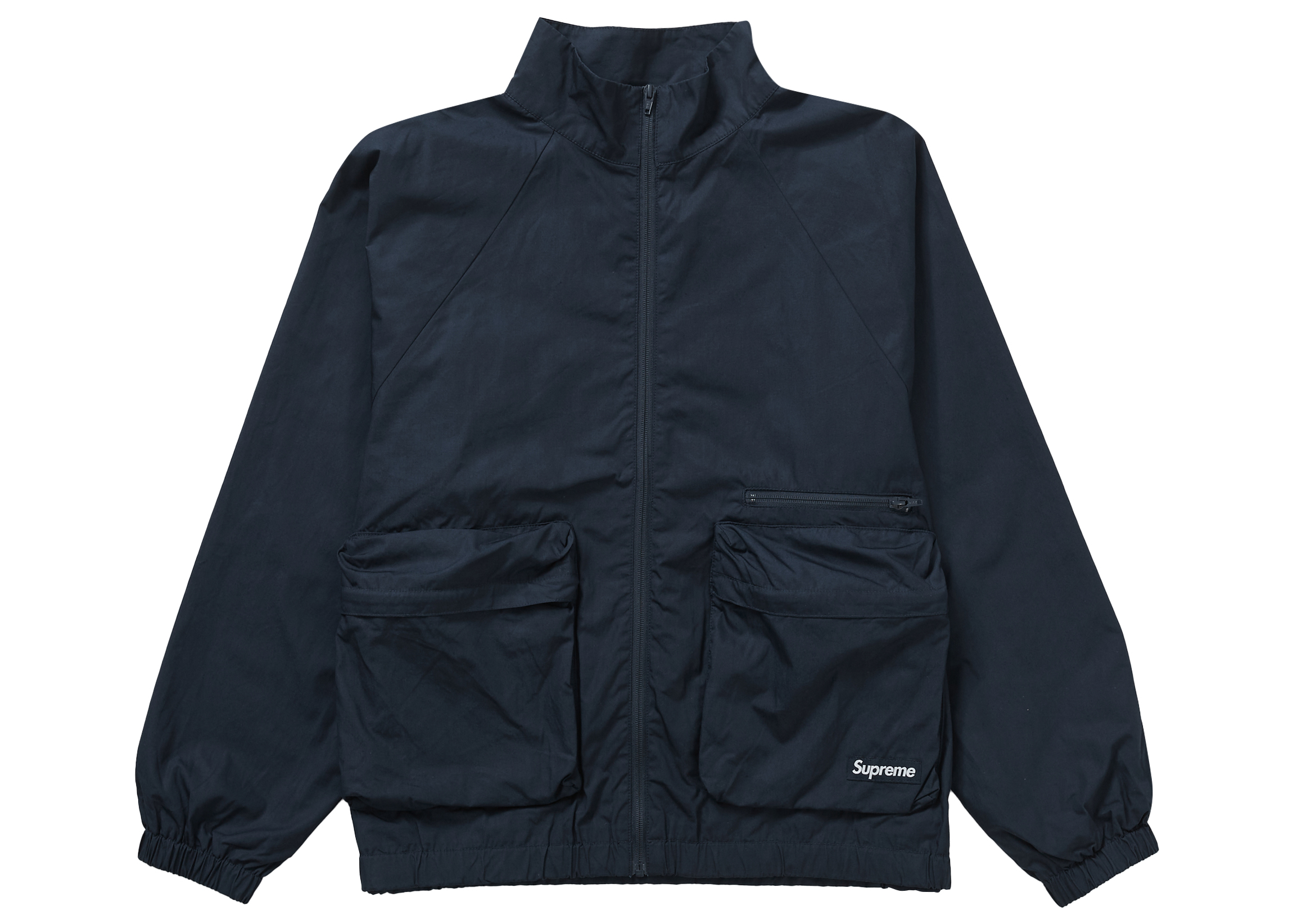 Buy Supreme Raglan Utility Jacket Navy - Novelship
