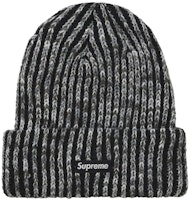 Supreme Rainbow Knit Loose Gauge Beanie (FW21) Black Supreme Rainbow Knit Loose Gauge Beanie (FW21) Black