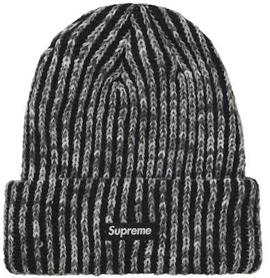 Supreme Rainbow Knit Loose Gauge Beanie (FW21) Black Buy Supreme Rainbow Knit Loose Gauge Beanie (FW21) Black