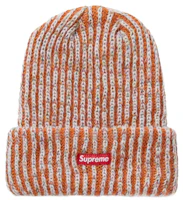 Supreme Rainbow Knit Loose Gauge Beanie Rust Supreme Rainbow Knit Loose Gauge Beanie Rust