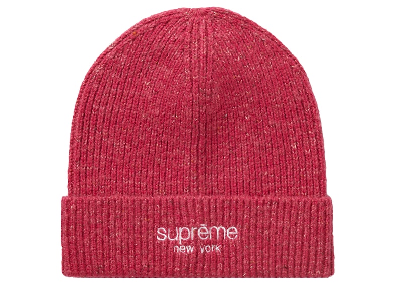 Supreme Rainbow Speckle Beanie Pink